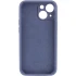 Чохол з захистом камери Silicone Case для Apple iPhone 13 (6.1") – Сірий / Lavender Gray. Фото 2 з 3