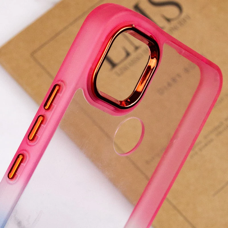 Силиконовый чехол фреш для Xiaomi Redmi 9C – Синий / Розовый. Фото 6 из 6