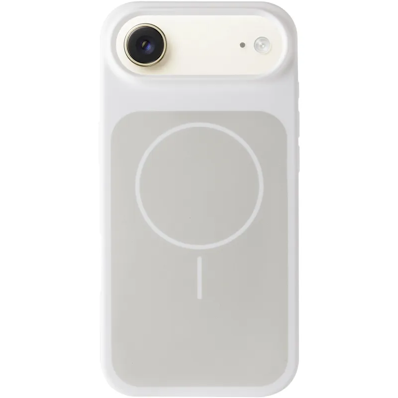 Чохол Silk Duo Color (AA) NO LOGO with Magnetic Fit для Apple iPhone 17 Air (6.5") – White. Фото 4 з 7