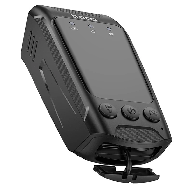 Відеореєстратор Hoco DV104 4K Riding recorder – Black. Фото 7 з 8