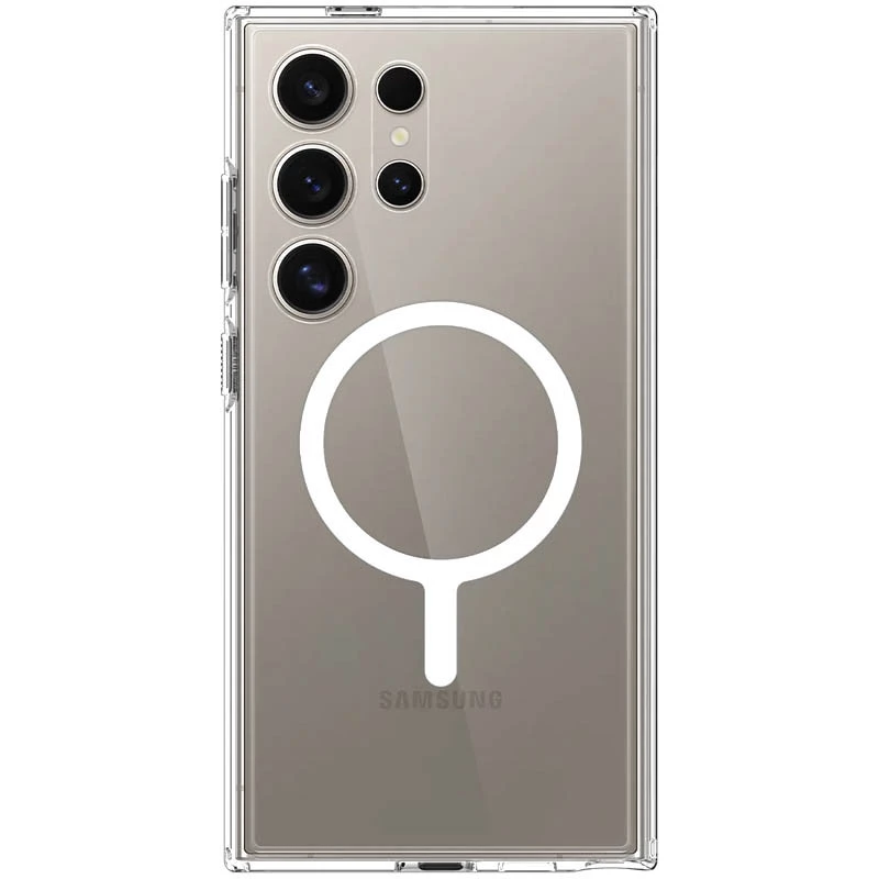 Чехол SGP Ultra Hybrid (MagFit) для Samsung Galaxy S25 Ultra – Прозрачный. Фото 5 из 7