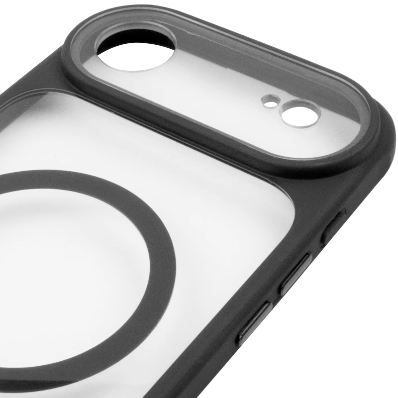 Чохол TPU GETMAN Moon Clear with MagSafe для Apple iPhone 17 Air (6.5") – Black. Фото 7 з 8
