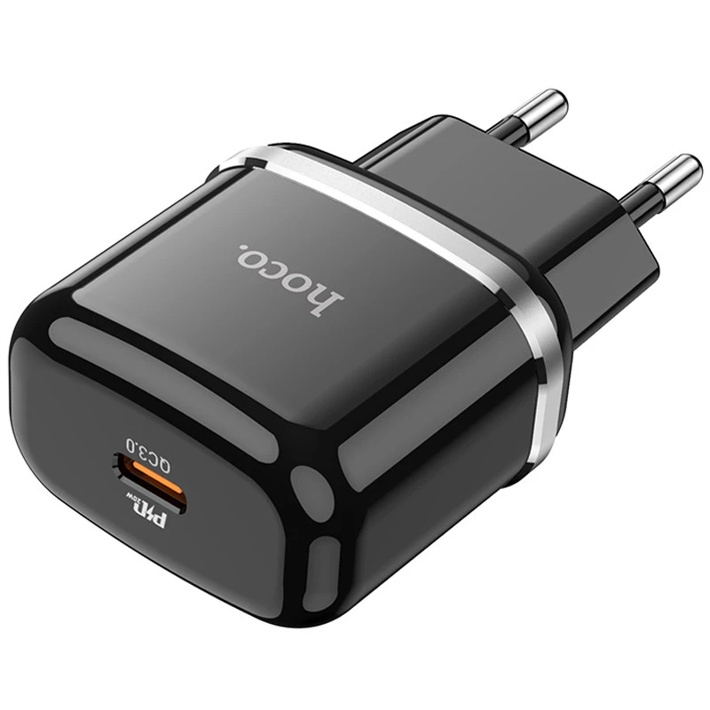 МЗП Hoco N24 Victorius PD20W (1USB-C) – Black. Фото 2 з 4