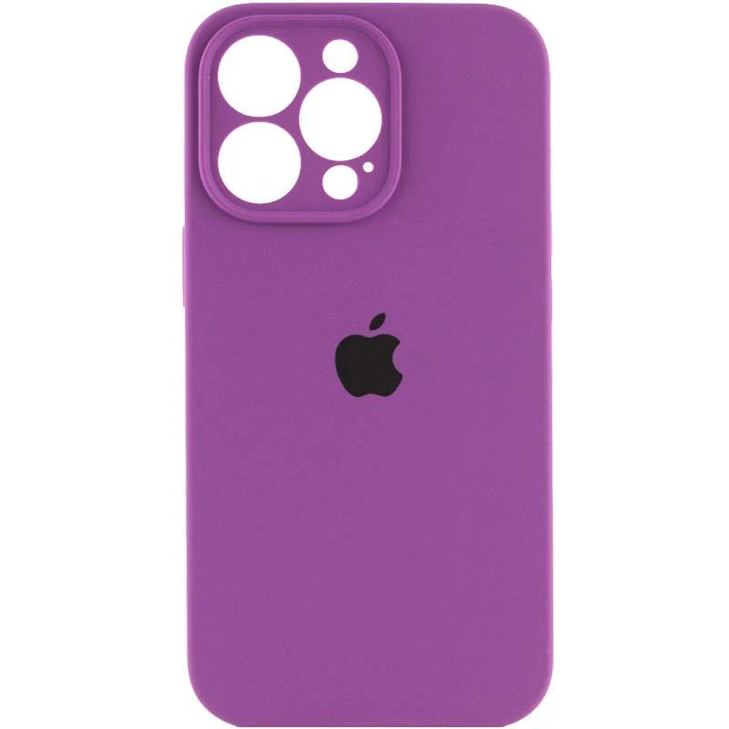 

Чохол Silicone Case з захистом камери на Apple iPhone 13 Pro (6.1") (Фіолетовий / Grape)