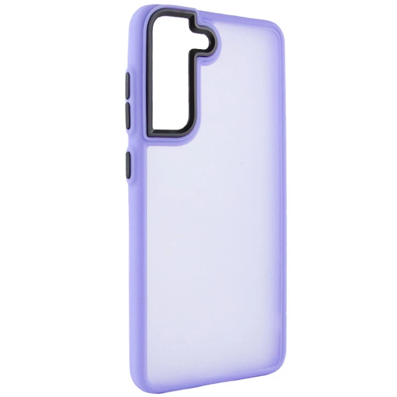 Чехол TPU+PC Lyon Frosted на Samsung Galaxy S21 FE – Purple. Фото 2 из 7