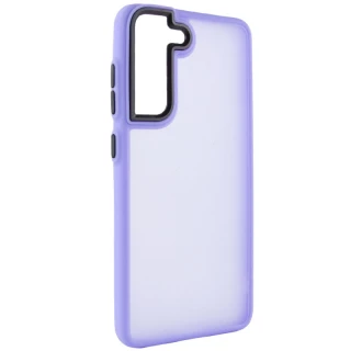 Чохол TPU+PC Lyon Frosted на Samsung Galaxy S21 FE — Purple