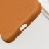 Шкіряний чохол з візерунком та MagSafe на Apple iPhone 16 – Orange. Фото 10 з 10