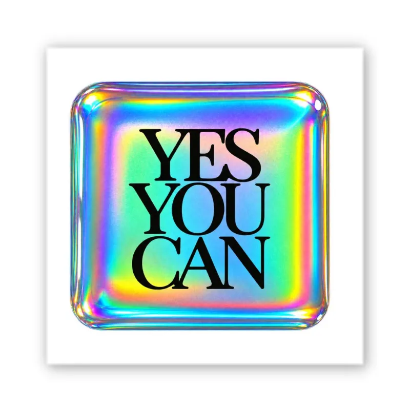 Стікер 3D до 5см Motivation color Collection – Ти все зможеш. Фото 1 з 3