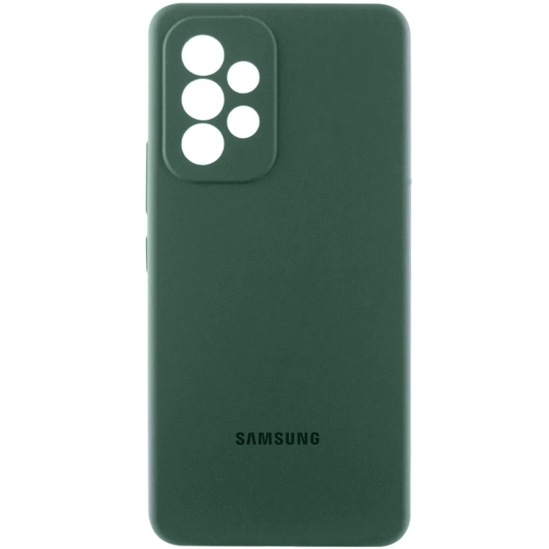 Чохол Silicone Case Lakshmi Premium L з закритою камерою на Samsung Galaxy A33 5G – Зелений / Cyprus Green. Фото 1 з 2