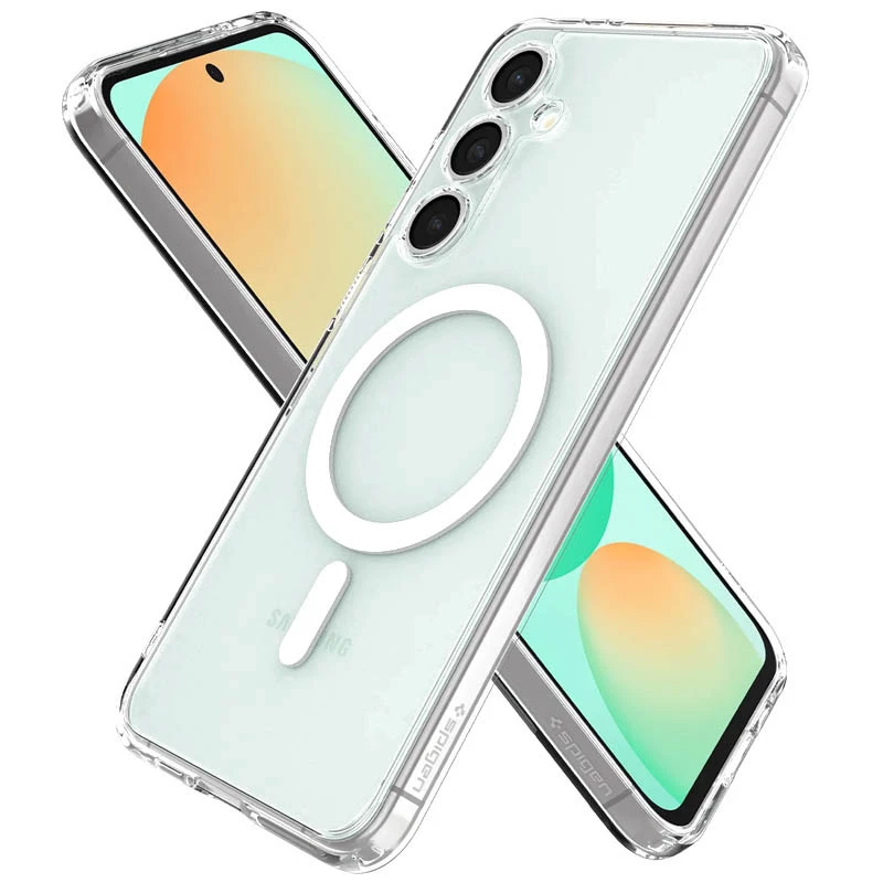 Чохол SGP Ultra Hybrid (MagFit) на Samsung Galaxy S23 FE – Прозорий. Фото 2 з 7