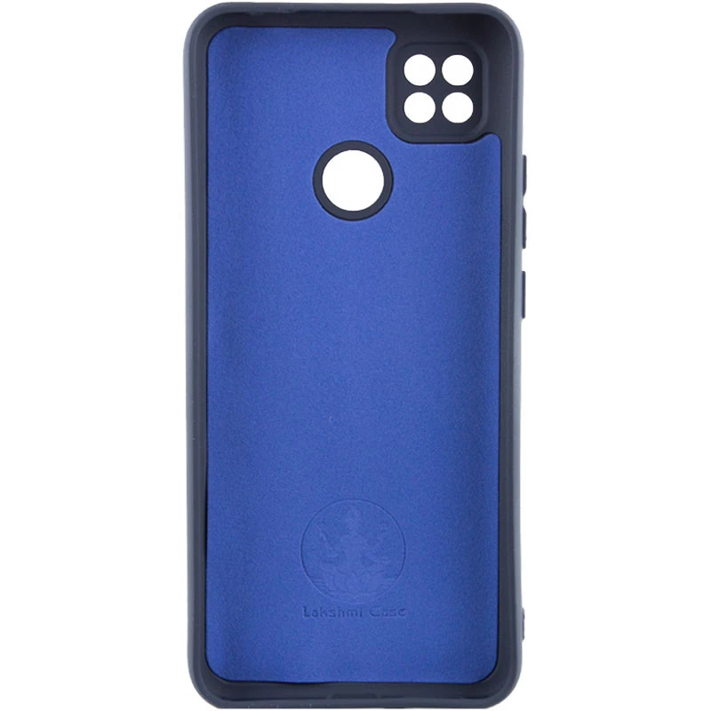 Чехол Silicone Case Lakshmi Premium з закритою камерою на Xiaomi Redmi 10A – Темно-синий / Midnight blue. Фото 2 из 4