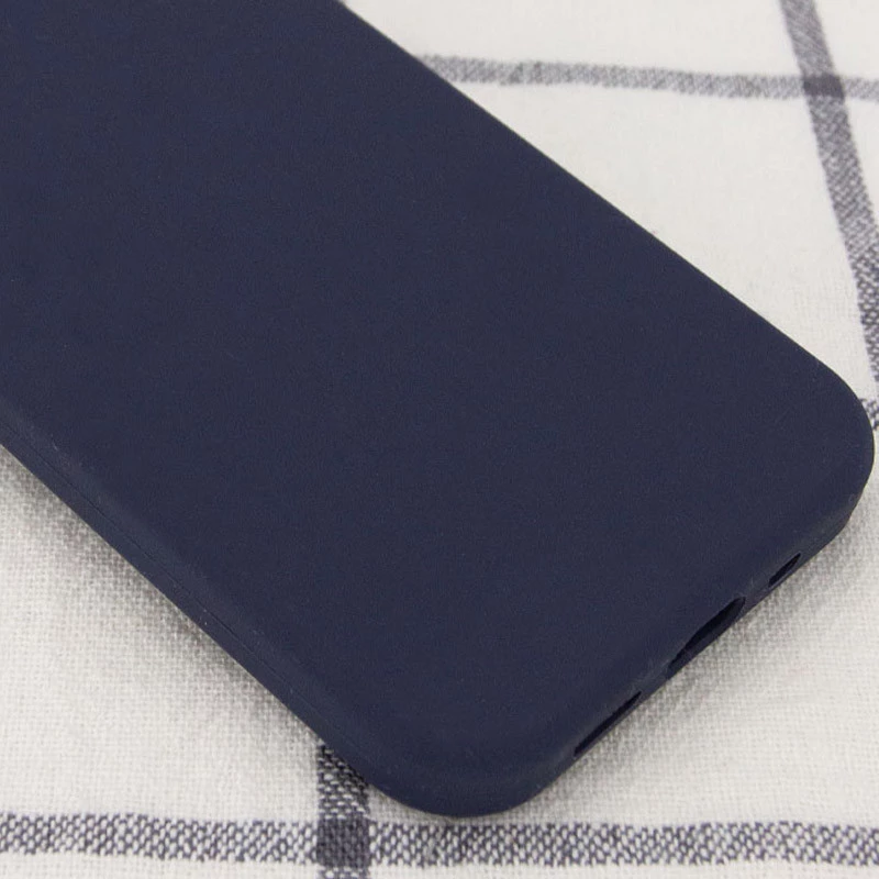 Чохол з закритим низом Silicone Case на Apple iPhone 7 plus / 8 plus – Темно-синій / Midnight blue. Фото 2 з 2