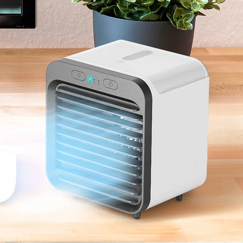 Настільний вентилятор SL08 з водяним охолодженням 2400 mAh – White. Фото 3 з 4