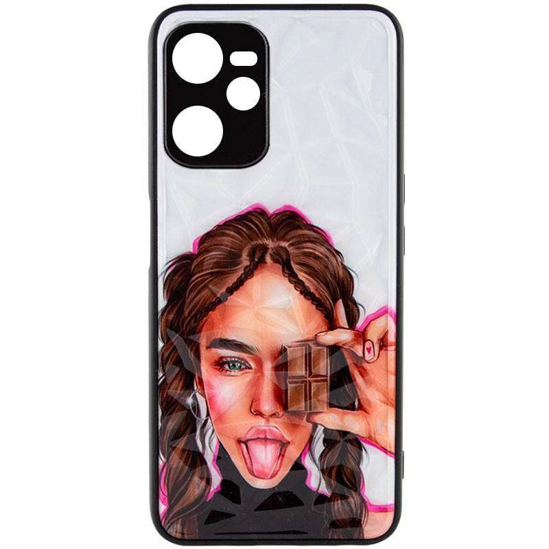 Стеклянный чехол Prisma Ladies на Realme C35 – Chocolate. Фото 2 из 2