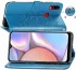 Кожаный чехол-книжка Art Case с визитницей для Samsung Galaxy A10s – Синий. Фото 5 из 5