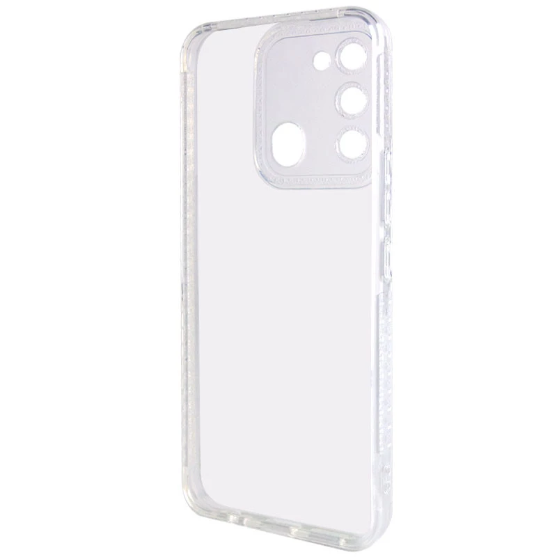 Силіконовий чохол з візерунком на TECNO Spark 8C – Прозорий. Фото 3 з 7