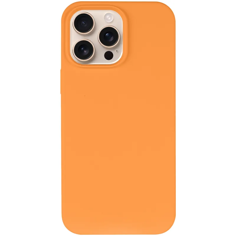 Чехол Silk Full Protective (AA) NO LOGO для Apple iPhone 16 Pro Max – Оранжевый / Orange. Фото 2 из 4