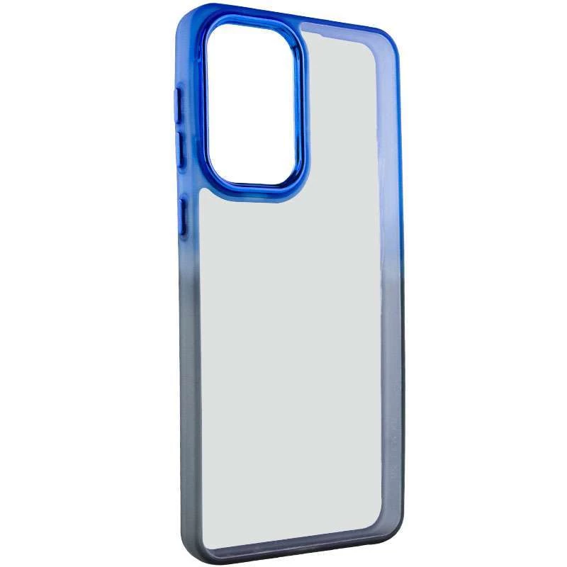 Силиконовый чехол фреш для Xiaomi Redmi Note 11 Pro 4G/5G – Черный / Синий. Фото 1 из 5
