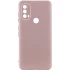 Чехол Silicone Case Lakshmi с закрытой камерой для Motorola Moto E40 – Розовый / Pink Sand. Фото 1 из 3