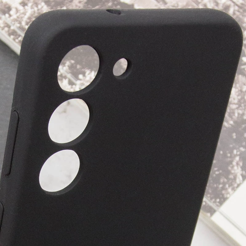Чохол Silicone Case Lakshmi Premium із закритою камерою для Samsung Galaxy S21 FE – Чорний / Black. Фото 6 з 7