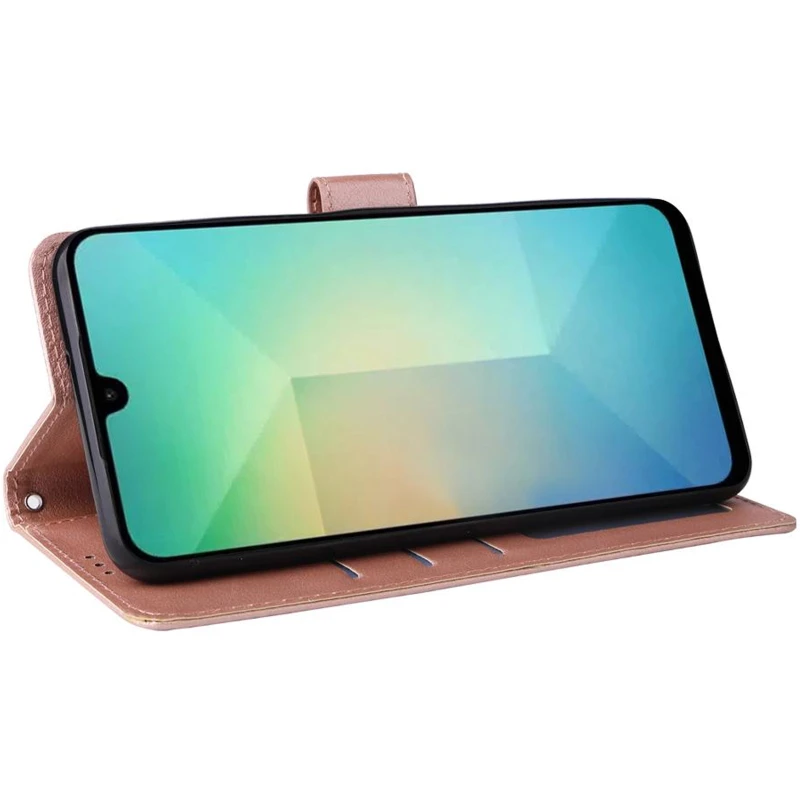Кожаный чехол-книжка Essential Case для Xiaomi Redmi Note 15 Pro 4G – Rose Gold. Фото 7 из 7