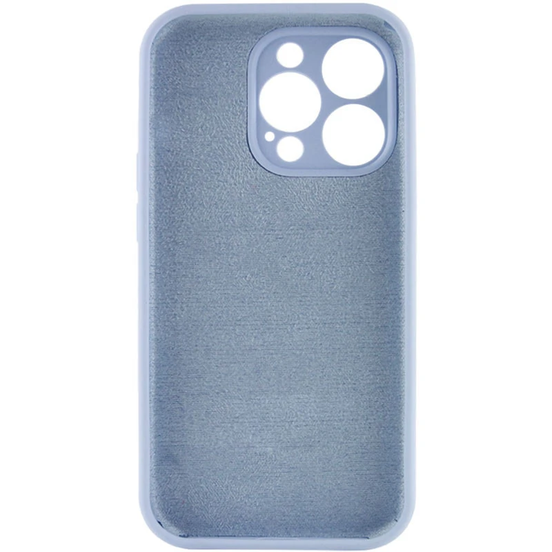 Чохол з захистом камери Silicone Case для Apple iPhone 13 Pro (6.1") – Блакитний / Lilac Blue. Фото 4 з 6