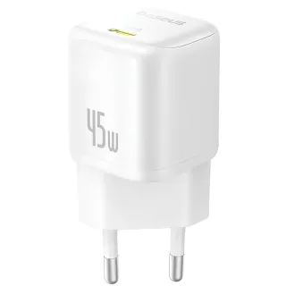 МЗП Baseus EnerFill FN22 Fast Charger PD45W (1USB-C) (E01233) — Moon White