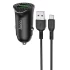 АЗУ Hoco Z39 QC3.0 (2USB) + MicroUSB – Черный. Фото 1 из 7