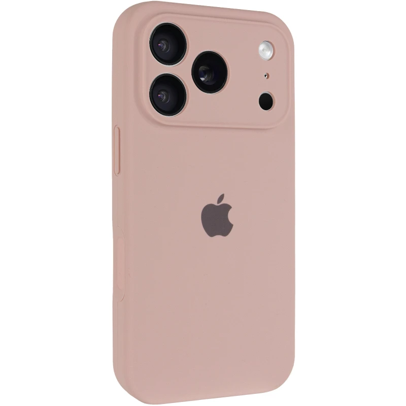 Чохол Silicone Case з захистом камери на Apple iPhone 17 Pro Max (6.9") – Рожевий / Pink Sand. Фото 2 з 6