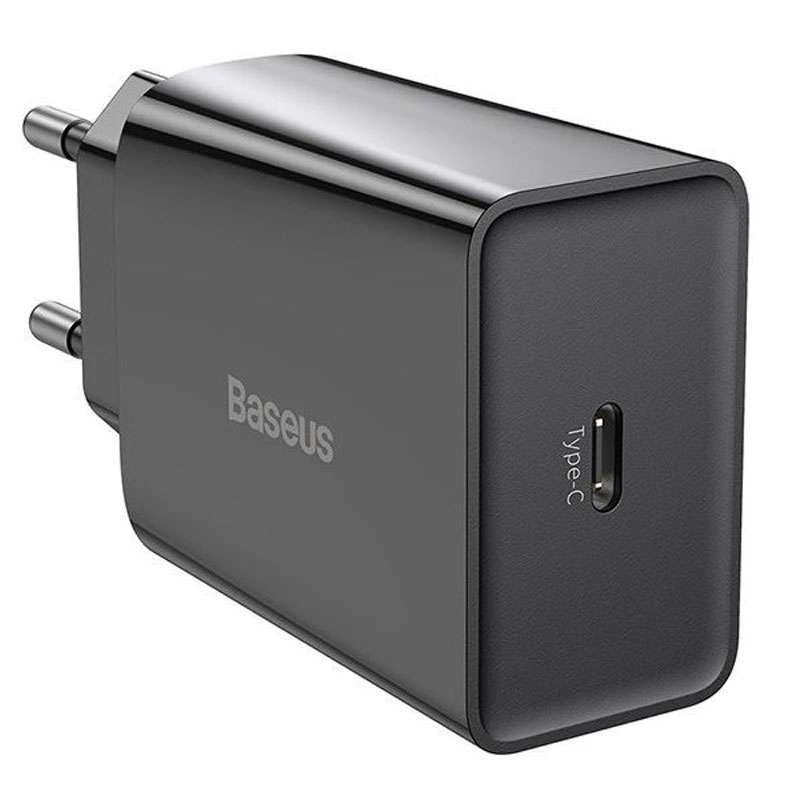 МЗП Baseus Speed Mini Quick Charger 1C 20W – Чорний. Фото 2 з 7