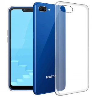 Ультратонкий силиконовый чехол 1 мм для Realme C2 фото 1 Ультратонкий силиконовый чехол 1 мм для Realme C2 фото 1 из 1