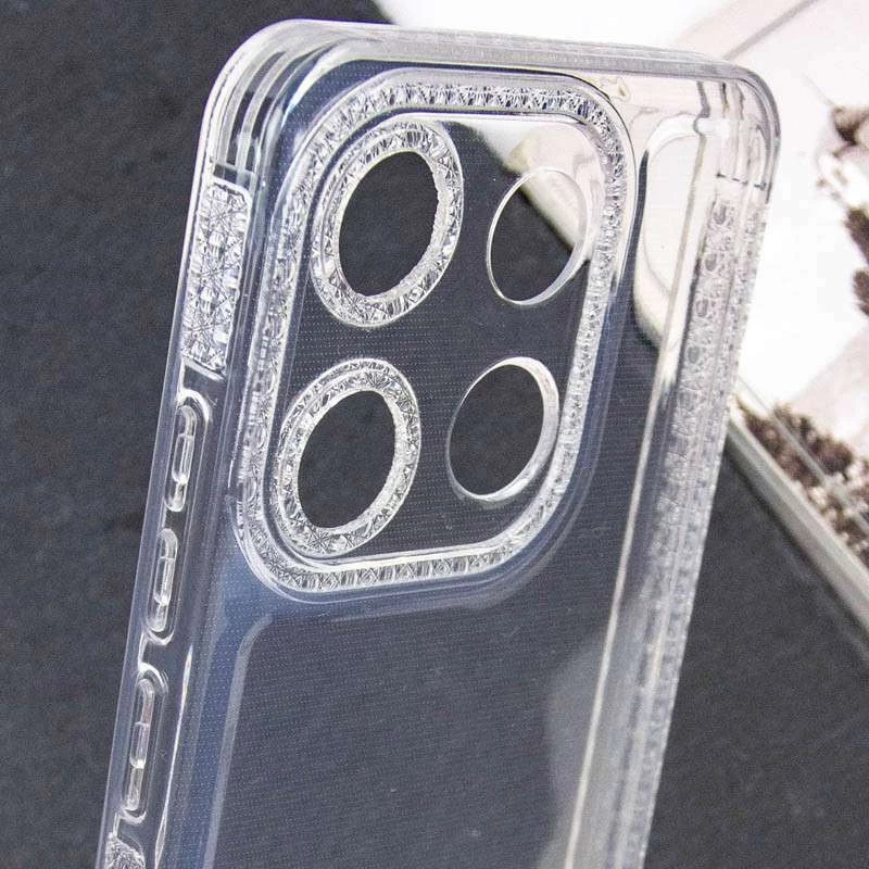 Силіконовий чохол з візерунком на Tecno Pop 7 – Прозорий. Фото 5 з 6