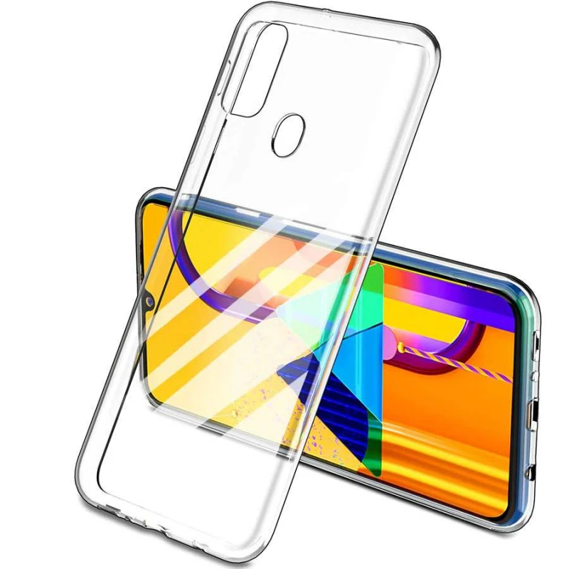 Ультратонкий силіконовий чохол 1мм на Samsung Galaxy M31 – Безбарвний (прозорий). Фото 5 з 5