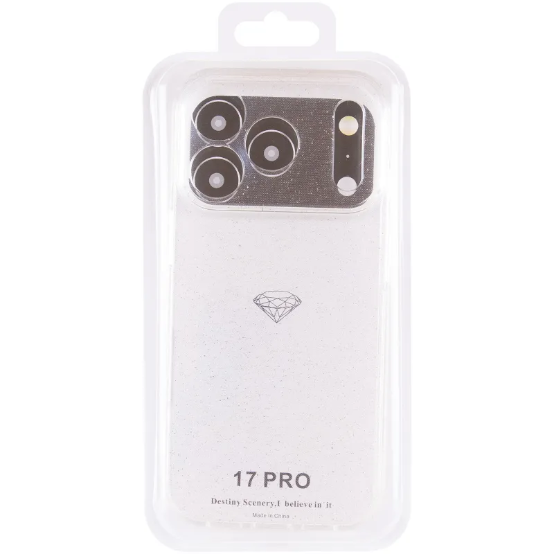 Блестящий силиконовый чехол на Apple iPhone 18 Pro – Clear. Фото 5 из 5