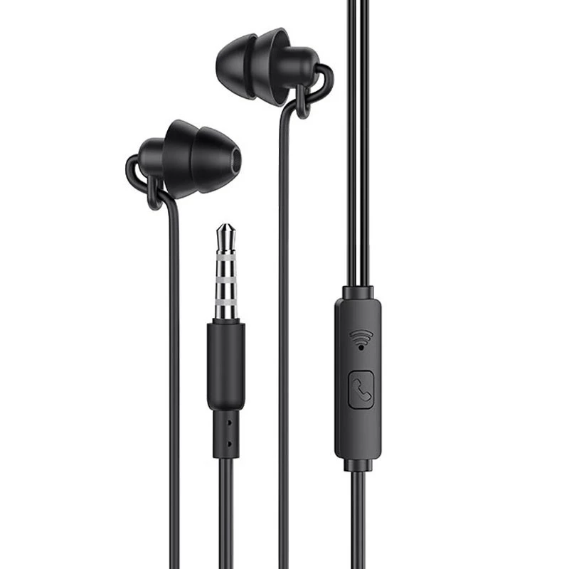 

Стерео Навушники Hoco M81 Imperceptible universal sleeping earphone (Black)