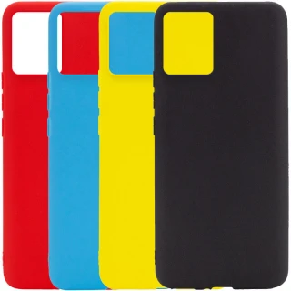 Кольоровий силіконовий чохол на Xiaomi Poco M4 5G / Redmi 10 5G фото 1 з 2