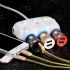 АЗУ с разветвителем прикуривателя Hoco C1 (3 порта+2USB/3.1A) – White. Фото 3 из 5