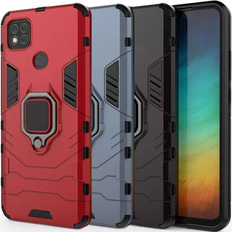

Протиударний чохол Transformer з кільцем на Xiaomi Redmi 9C