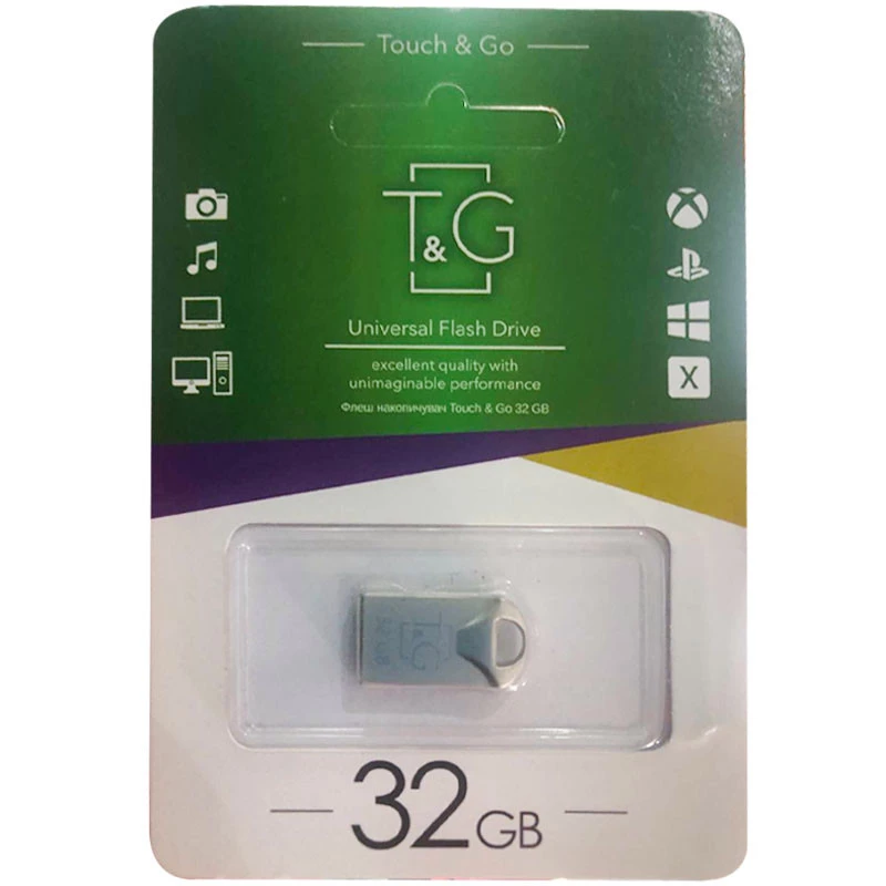 Флеш-драйв USB 3.0 Flash Drive T&G 106 Metal Series 32GB фото 1 з 1