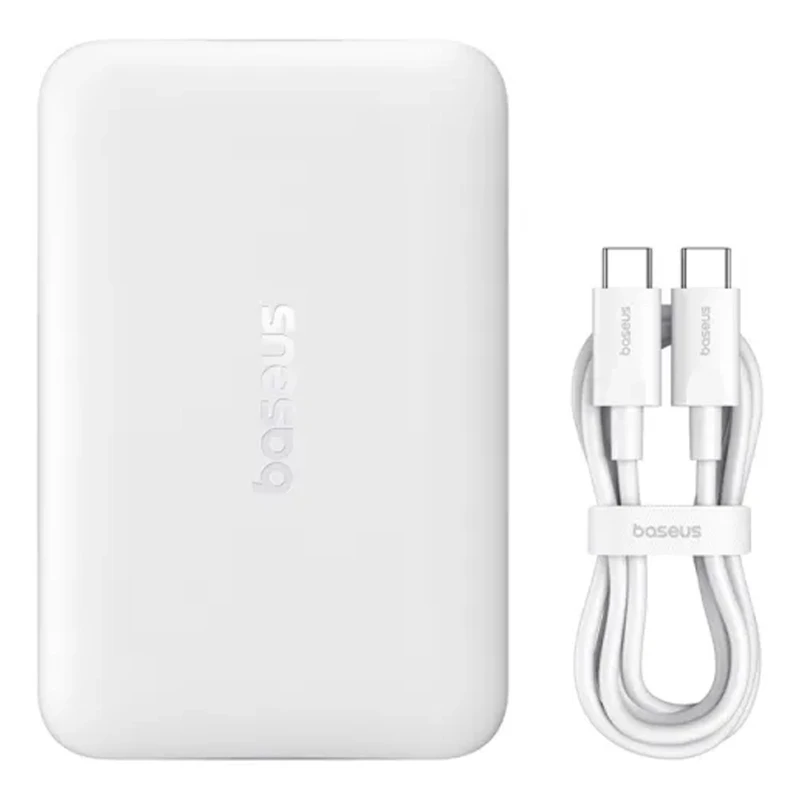 Портативний ЗП Power Bank Baseus EnerFill FM11 Ultra-Mini 22.5W з БЗП 10000mAh (P1008210E123) – White. Фото 10 з 12