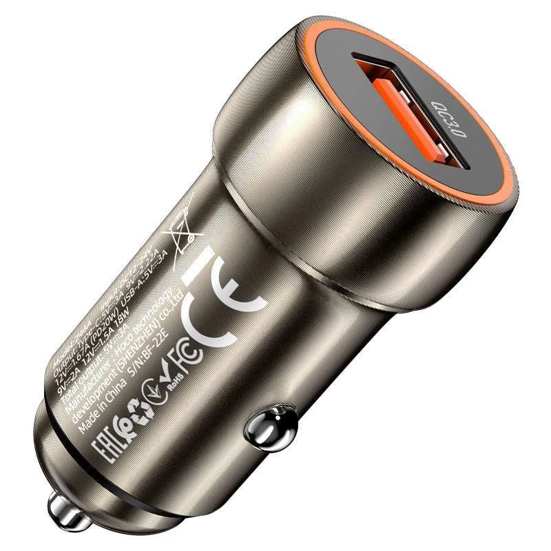 АЗУ Hoco Z46 Blue whale QC3.0 – Metal gray. Фото 2 из 4