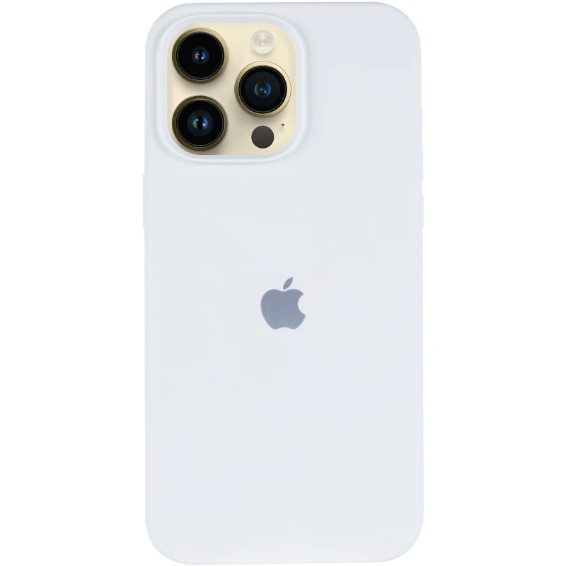 Чехол Silicone Case (AA) Logo with MagSafe для Apple iPhone 12 (6.1") – Белый / White. Фото 3 из 6