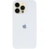 Чехол Silicone Case (AA) Logo with MagSafe для Apple iPhone 12 (6.1") – Белый / White. Фото 3 из 6