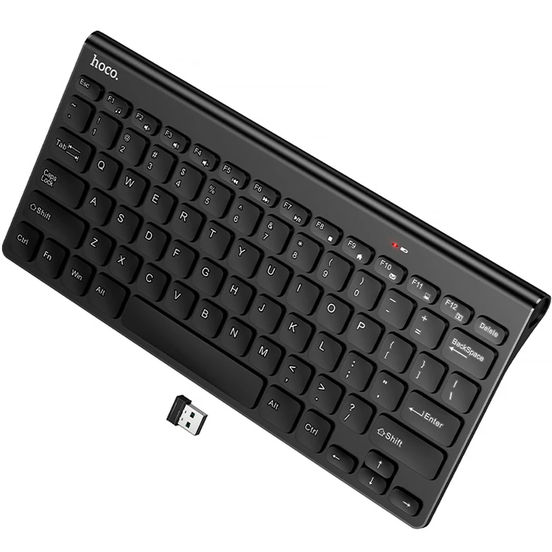 Беспроводная клавиатура Hoco GM70 Dragon mini 2.4G (English version) – Black. Фото 3 из 4