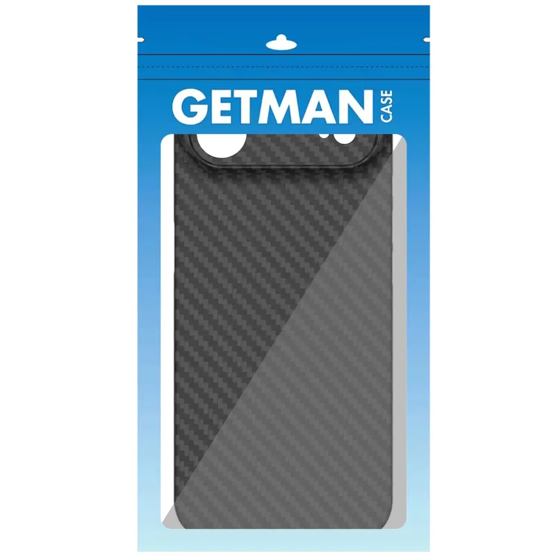 Чехол Getman Carbon Ultra Slim для Apple iPhone 17 Air (6.5") – Black. Фото 3 из 3