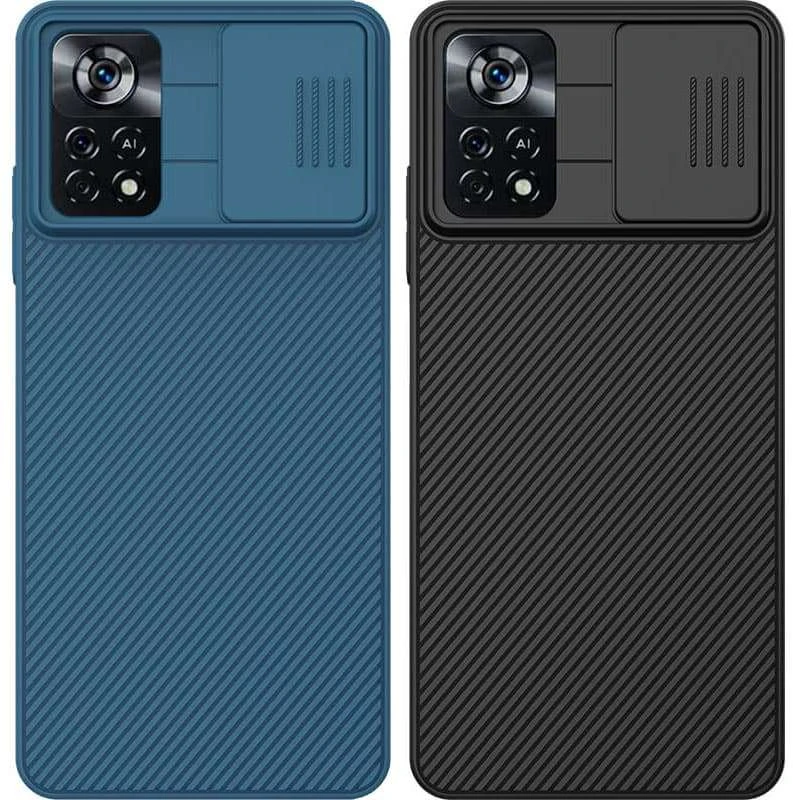 

Карбована накладка Nillkin зі шторкою для камери на Xiaomi Poco X4 Pro 5G