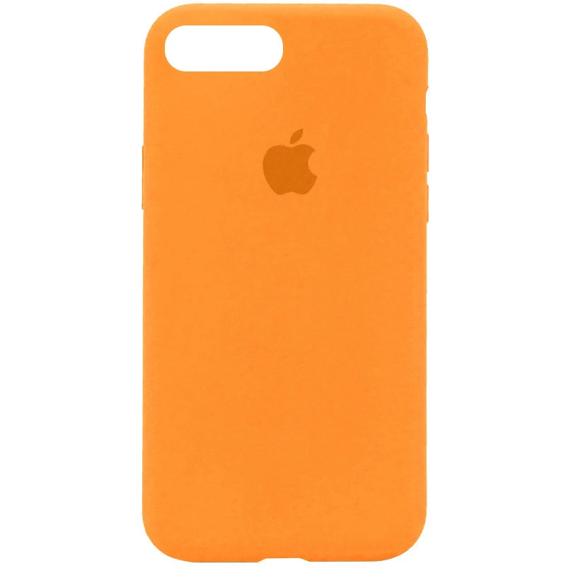 

Чехол Silicone Case с закрытым низом для Apple iPhone 7 plus / 8 plus (Оранжевый / Papaya), Помаранчевий / papaya