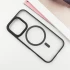 TPU+PC чохол Blueo Skin Friendly Frosted with MagSafe для Apple iPhone 16 Pro – Чорний / Black. Фото 3 з 14
