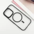 TPU+PC чохол Blueo Skin Friendly Frosted with MagSafe для Apple iPhone 16 Pro Max – Чорний. Фото 3 з 15