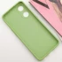 Цветной силиконовый чехол с защитой камеры для Oppo Reno 8T 4G – Фисташковый. Фото 6 из 9